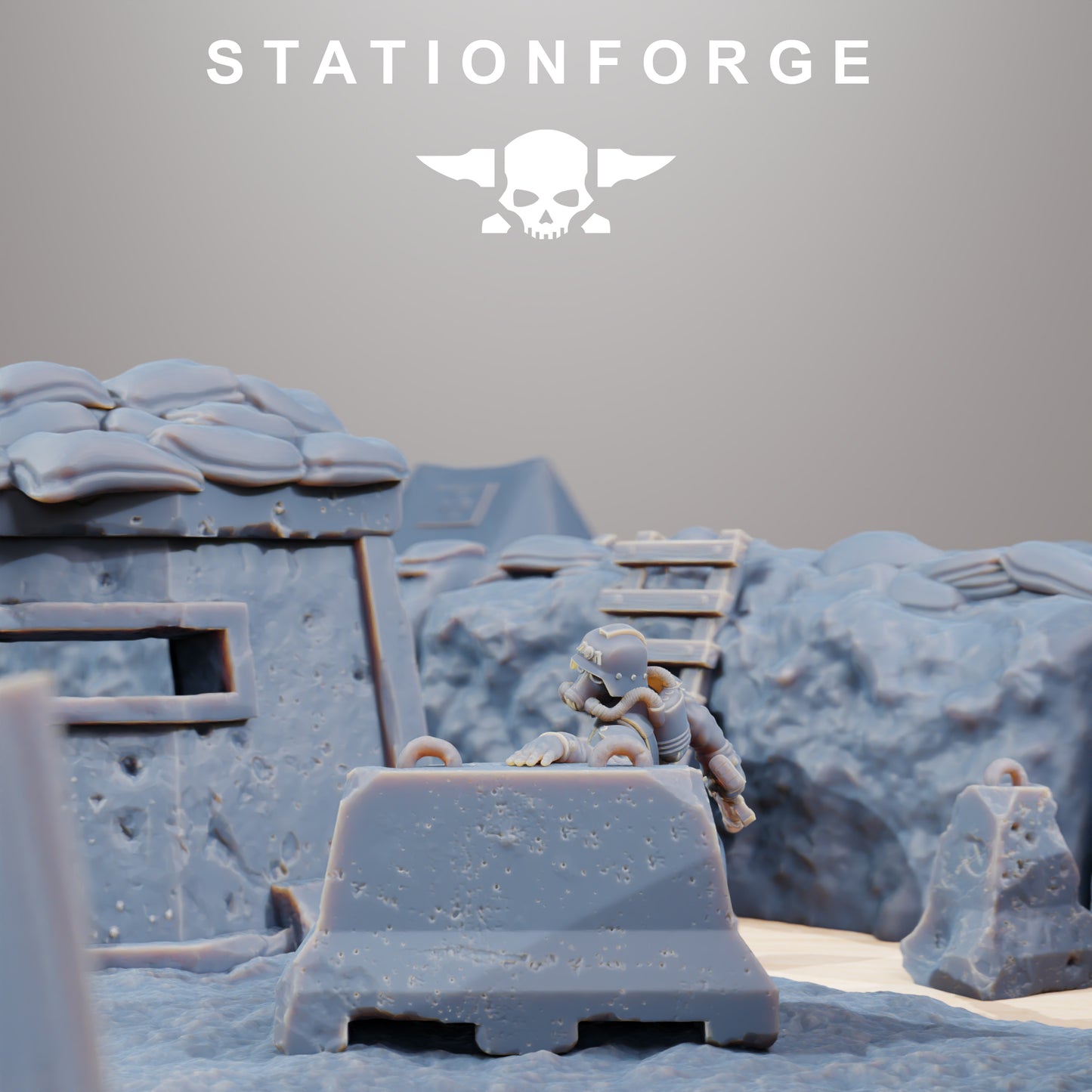 GrimGuard Trench Terrain By Station Forge