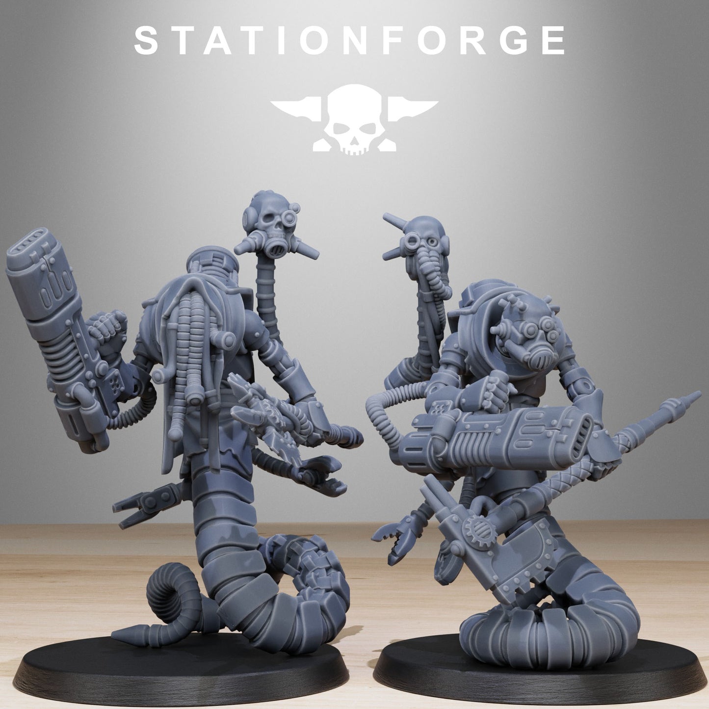 The Scavenger Serpents from Station Forge 32mm