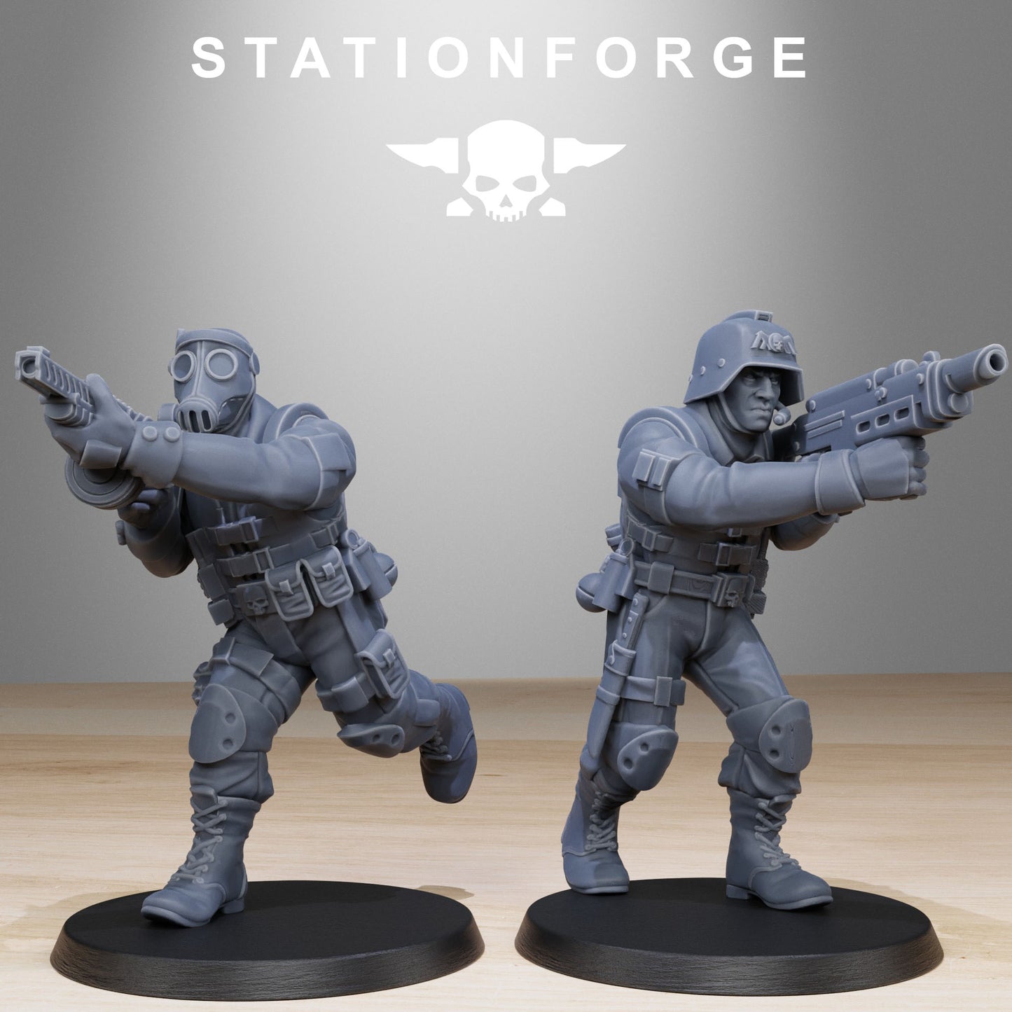 The GrimGuard Counter Terrorists from Station Forge 32mm