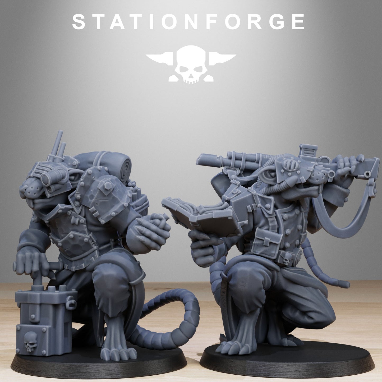 The GrimGuard Racticus from Station Forge 32mm