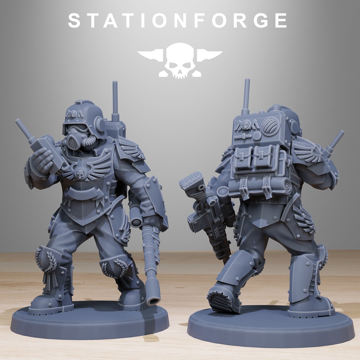 GrimGuard Elites Miniatures - Station Forge Warhammer Figures