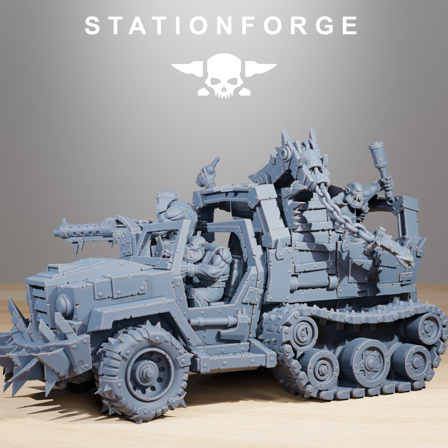 Orkaz Party/Battle Wagon from Station Forge Full Set