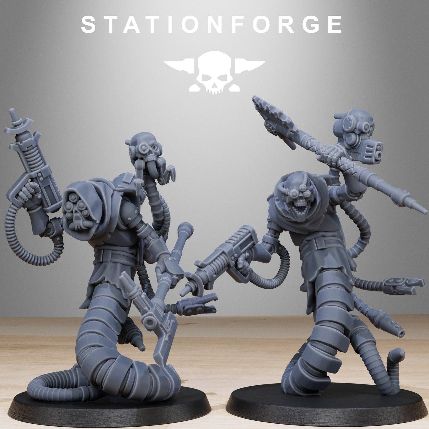 The Scavenger Serpents from Station Forge 32mm