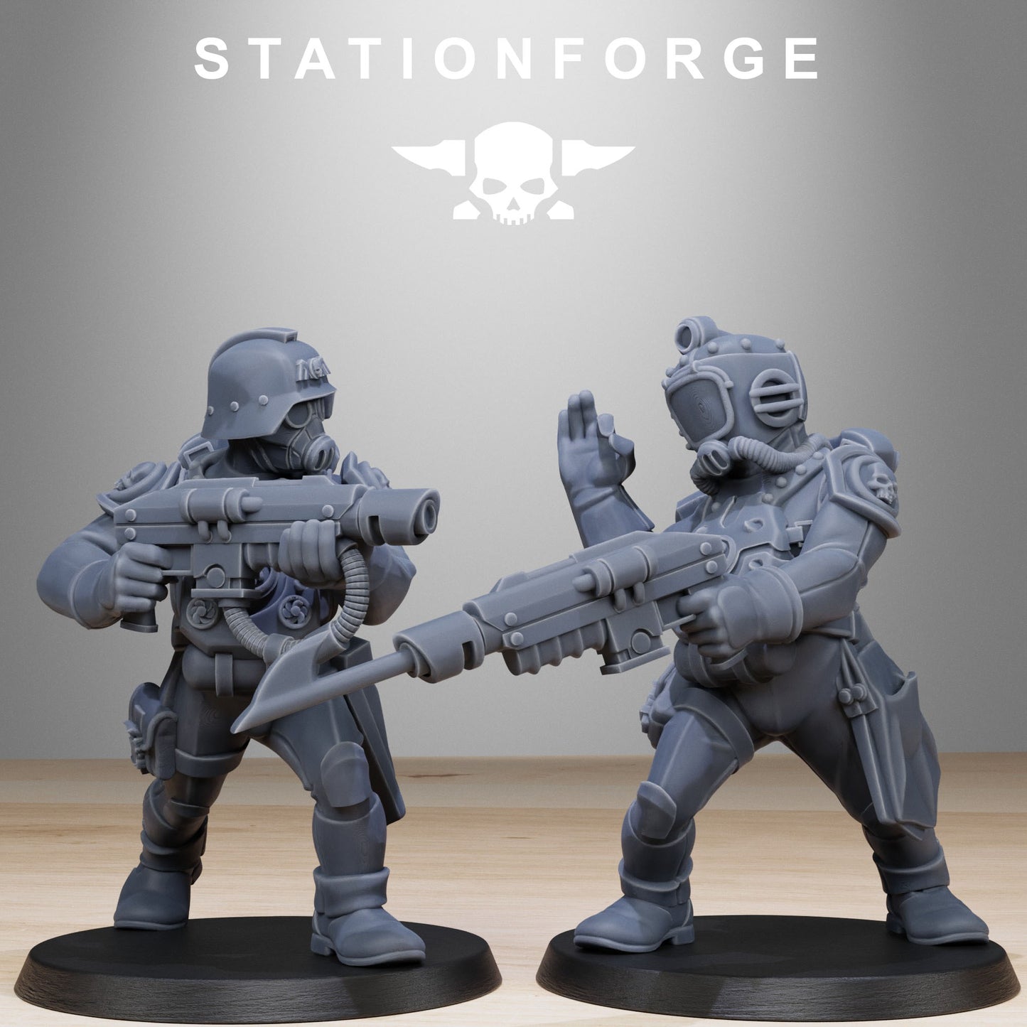 The GrimGuard Divers from Station Forge 32mm