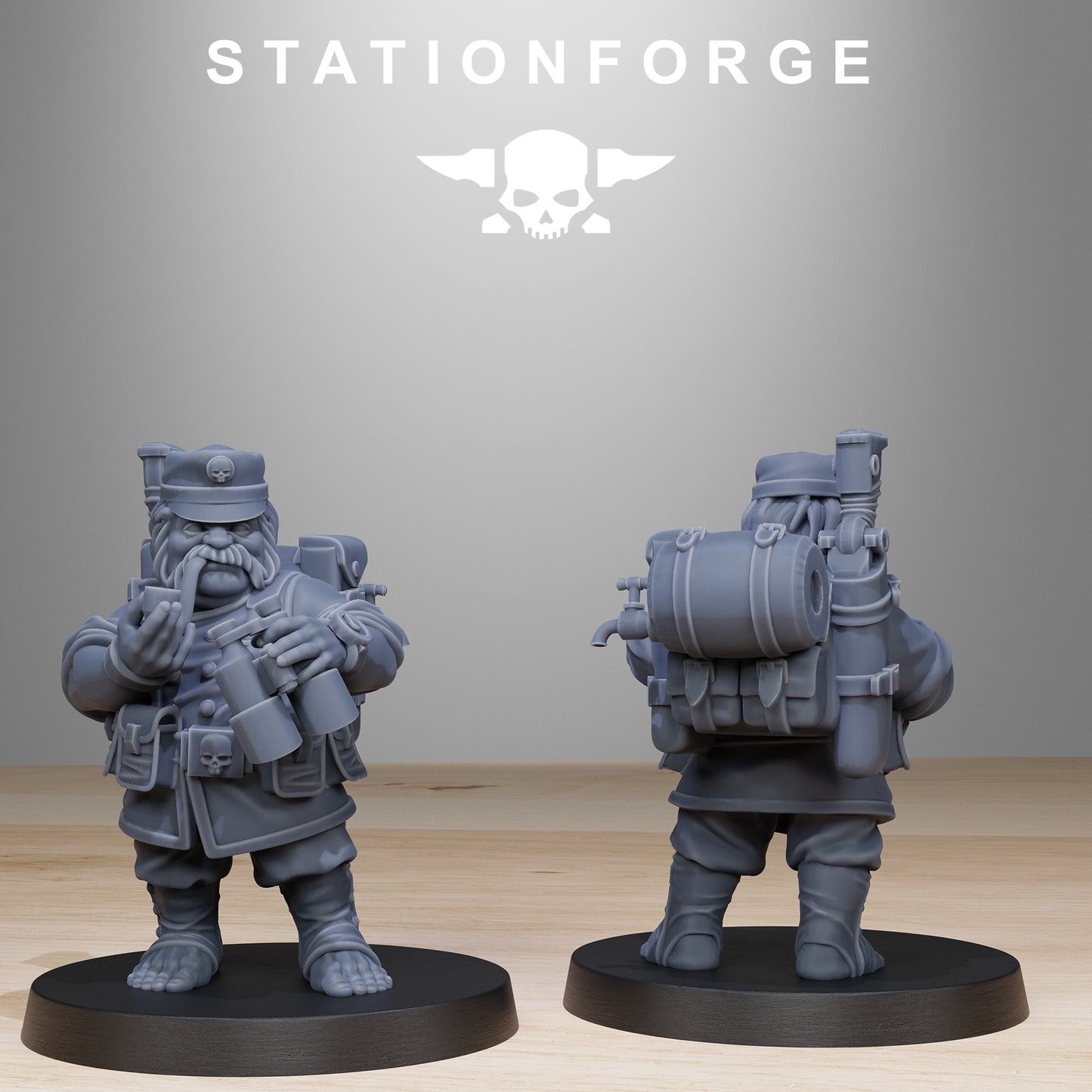 The GrimGuard Skulldart Trappers from Station Forge 32mm