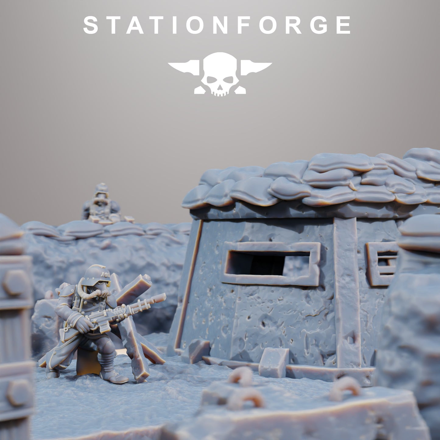 GrimGuard Trench Terrain By Station Forge