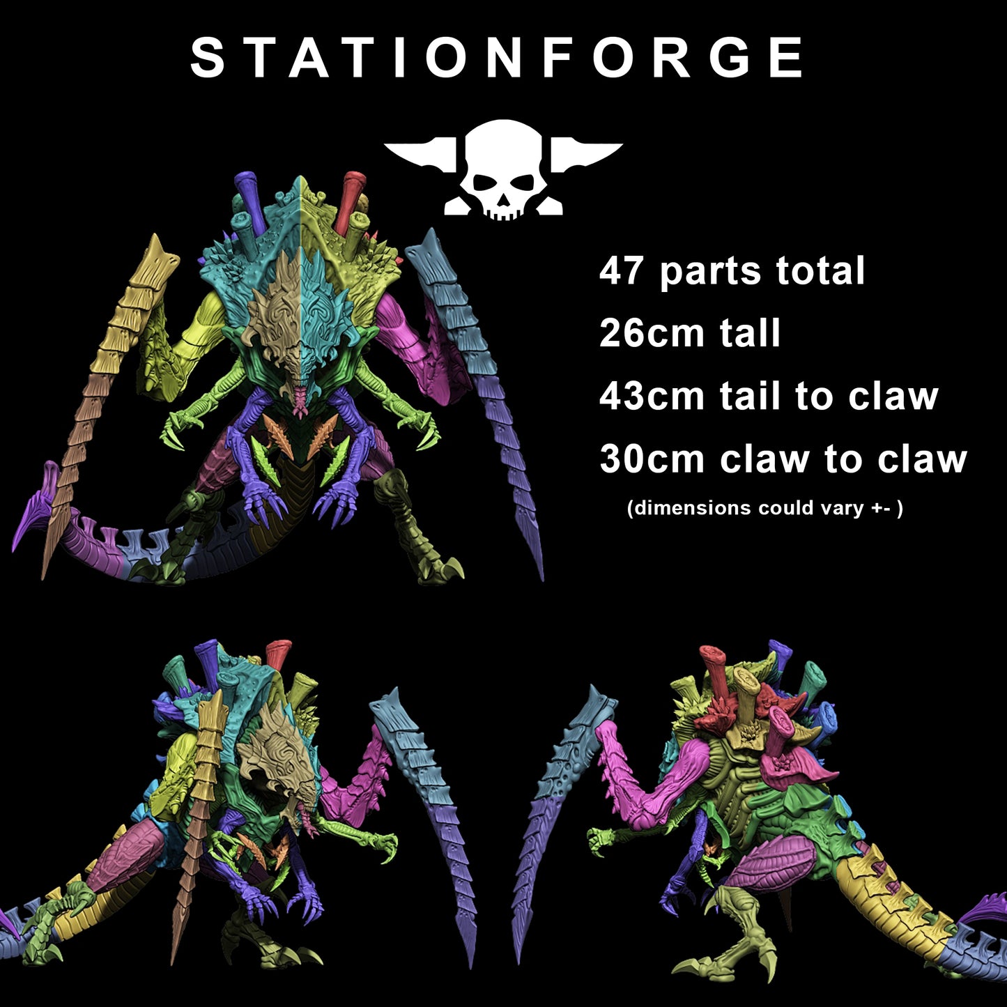 The Xenarid Queen Titan from Station Forge., Table top gaming.