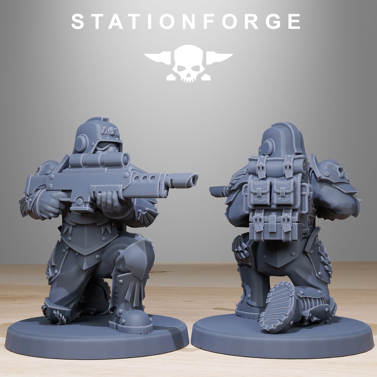 GrimGuard Elites Miniatures - Station Forge Warhammer Figures