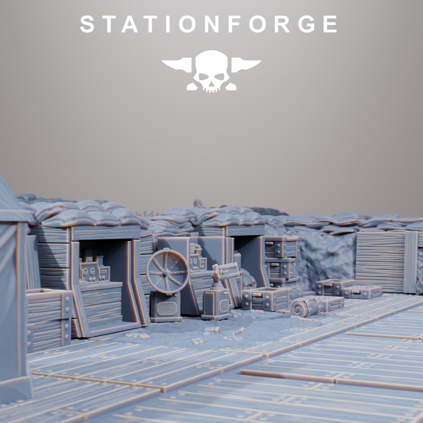 GrimGuard Trench Terrain By Station Forge