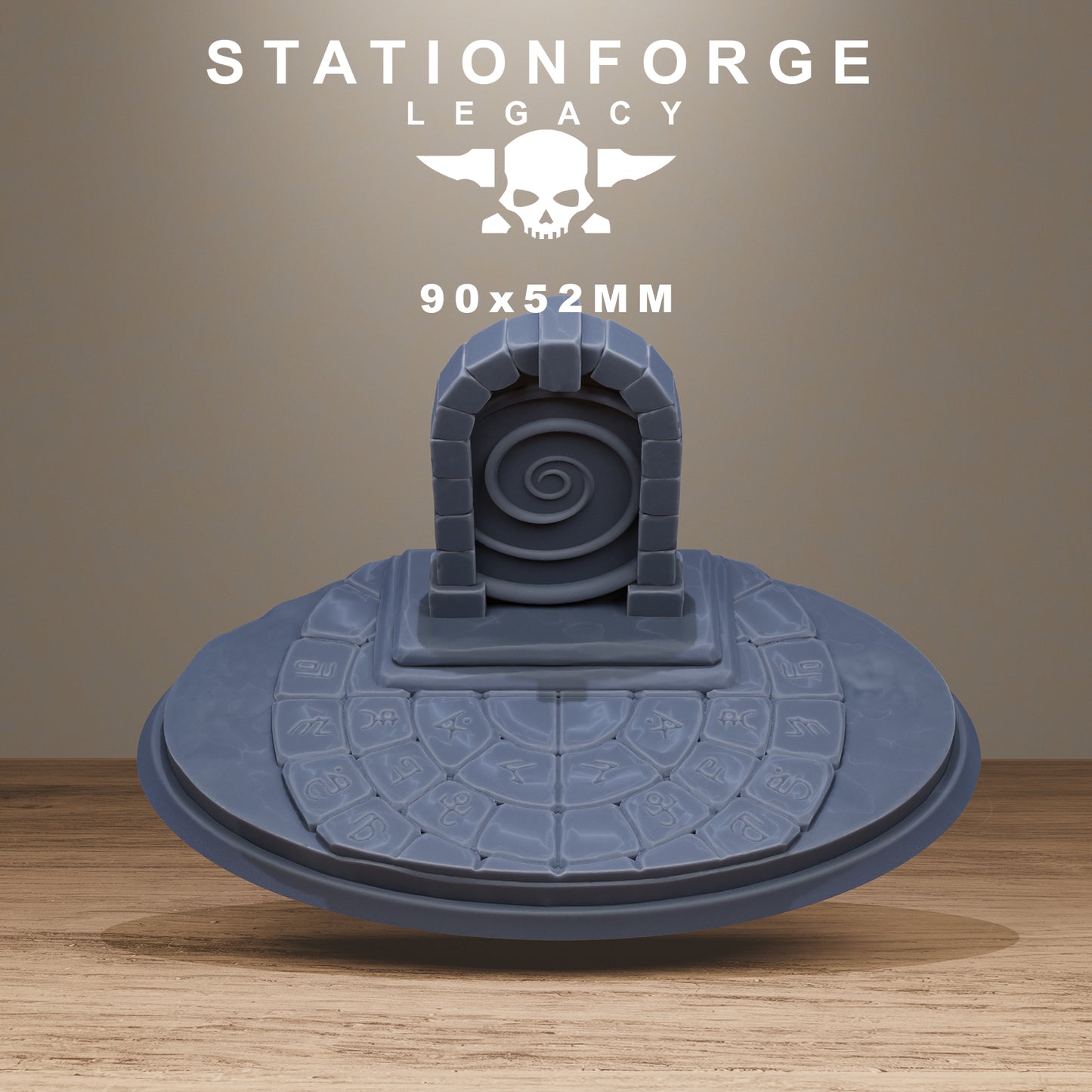 Mystic Base Pack | Grimdark | Scenic Bases from Station Forge Legacy 32mm