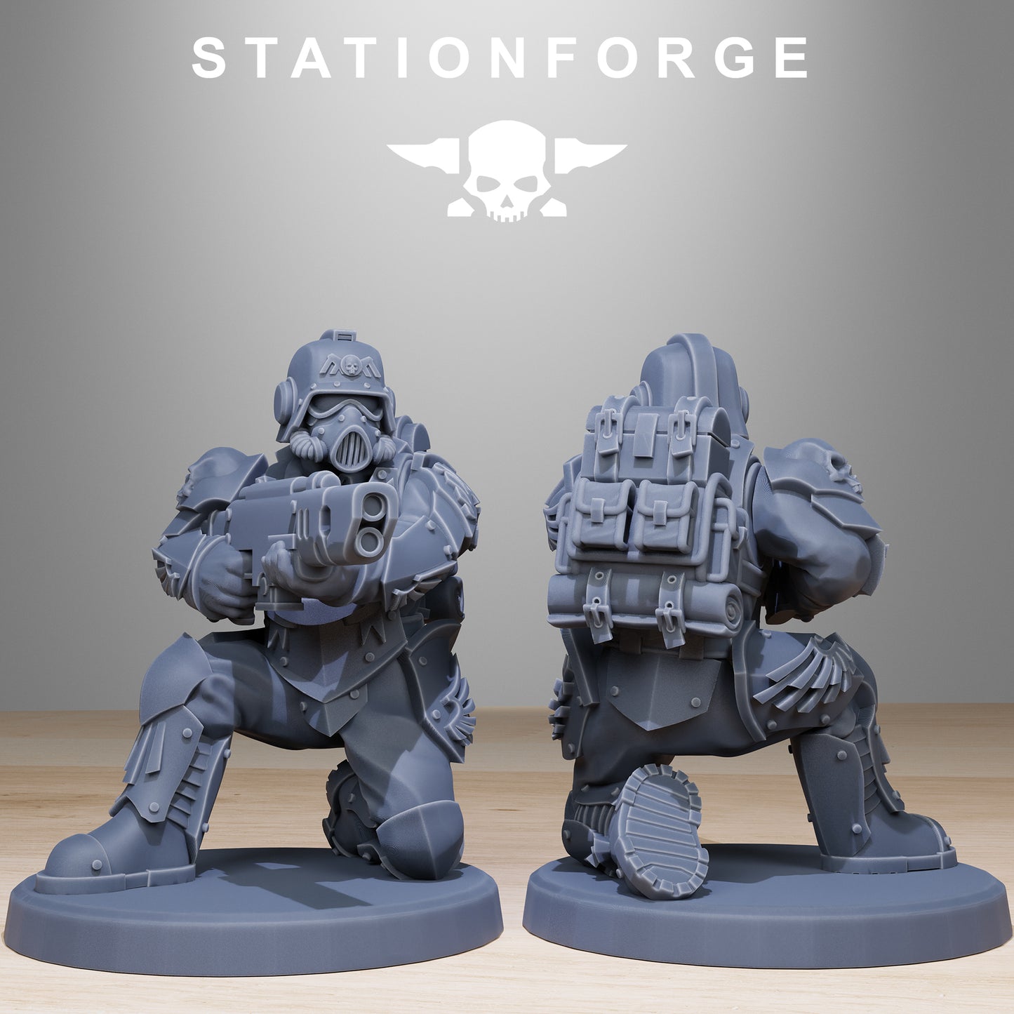 GrimGuard Elites Miniatures - Station Forge Warhammer Figures