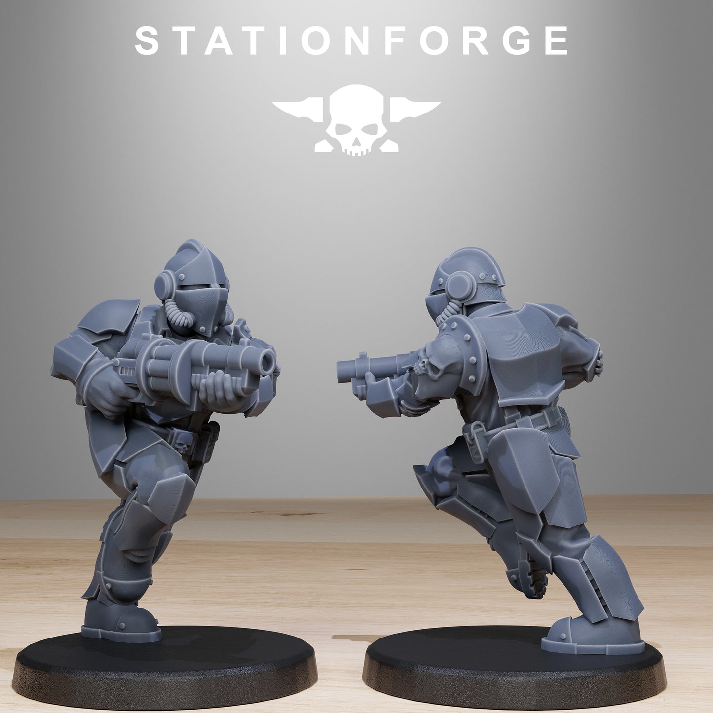 GrimGuard Enforcers Miniatures - Station Forge Warhammer Figures