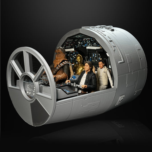 3D Printed Millennium Falcon Cockpit For Star Wars Black Series 6 Inch Figures