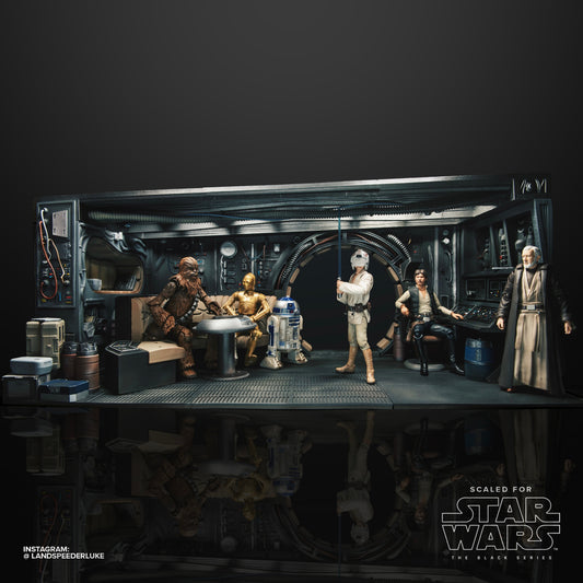 3D Printed Millennium Falcon Interior Diorama for Star Wars Black Series 1/12