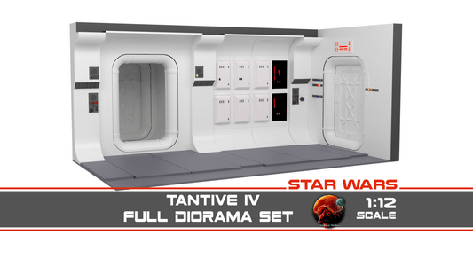 Star Wars Tantive IV Hallway 02 Diorama