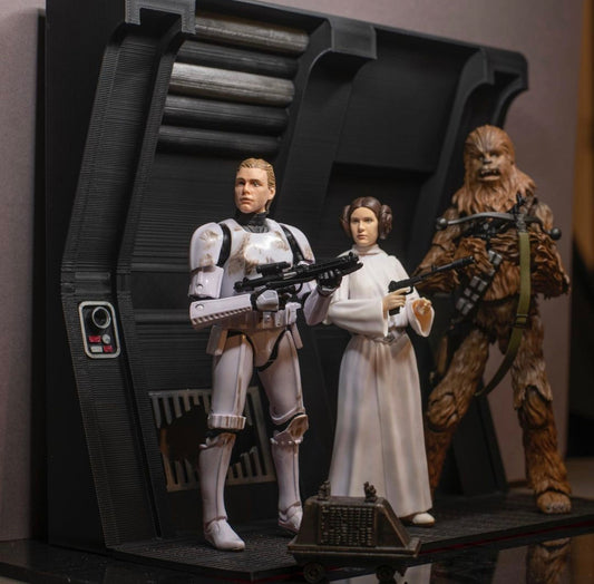 3D Printed Death Star Escape Cell Block 1/12th Black Series Star Wars Diorama