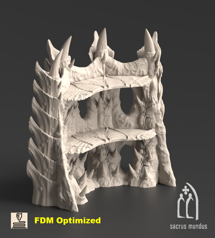 Tulipa, The Assimilated Planet. Corners.  Warhammer Terrain