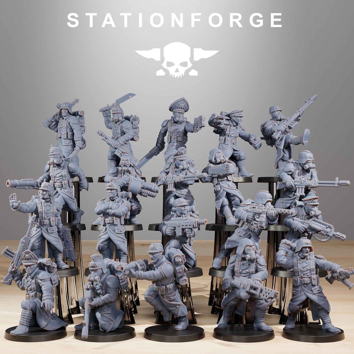 The GrimGuard Army Builder Kit from Station Forge.