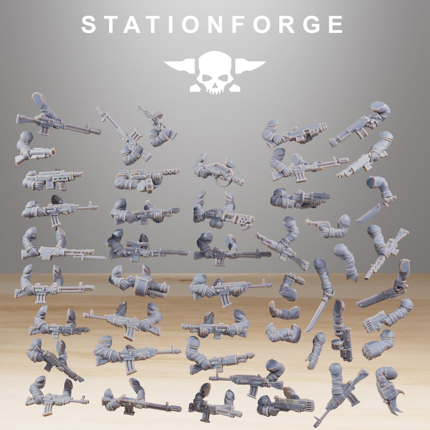 The GrimGuard Army Builder Kit from Station Forge.