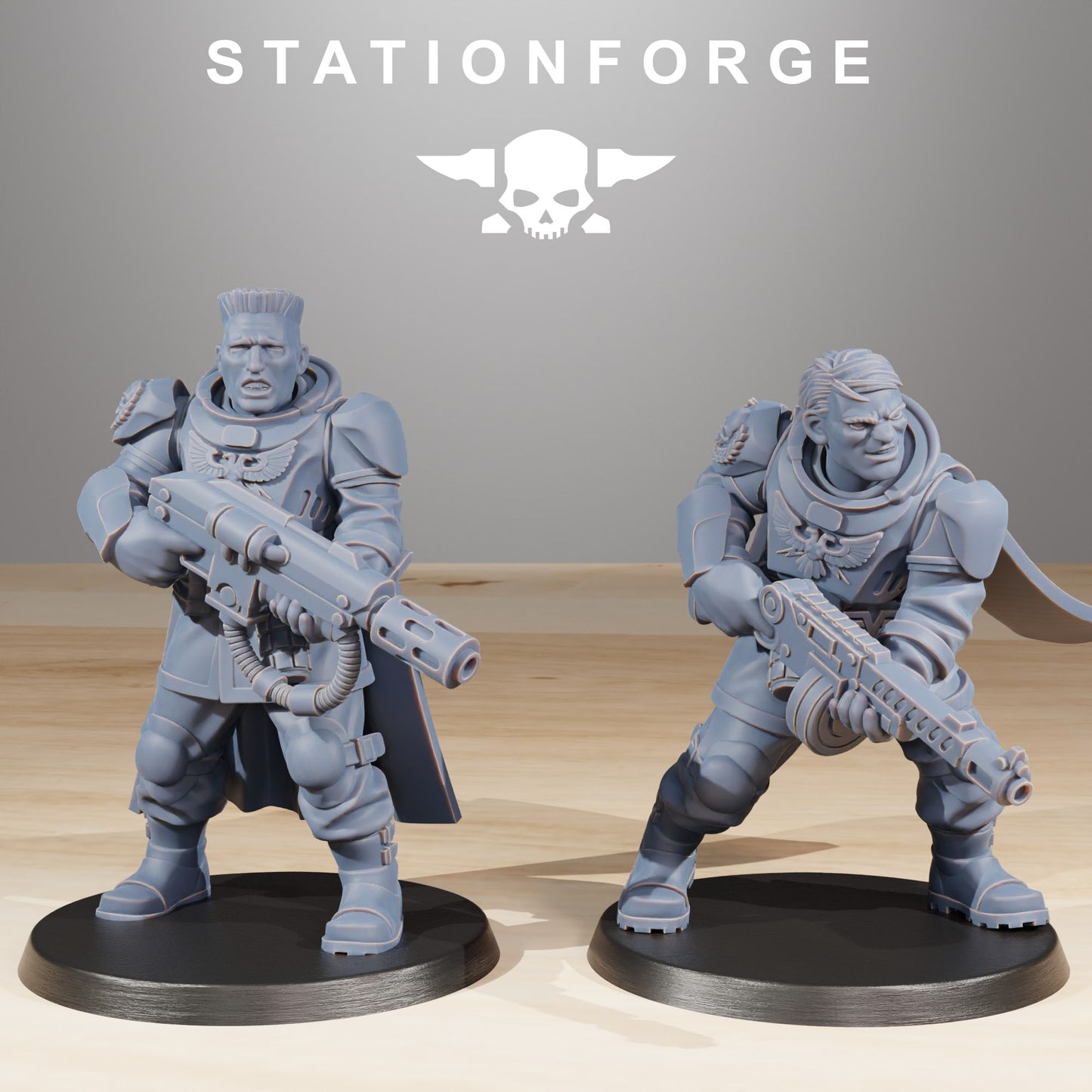 The Vaskar Freedom Fighters 32mm from Station Forge.