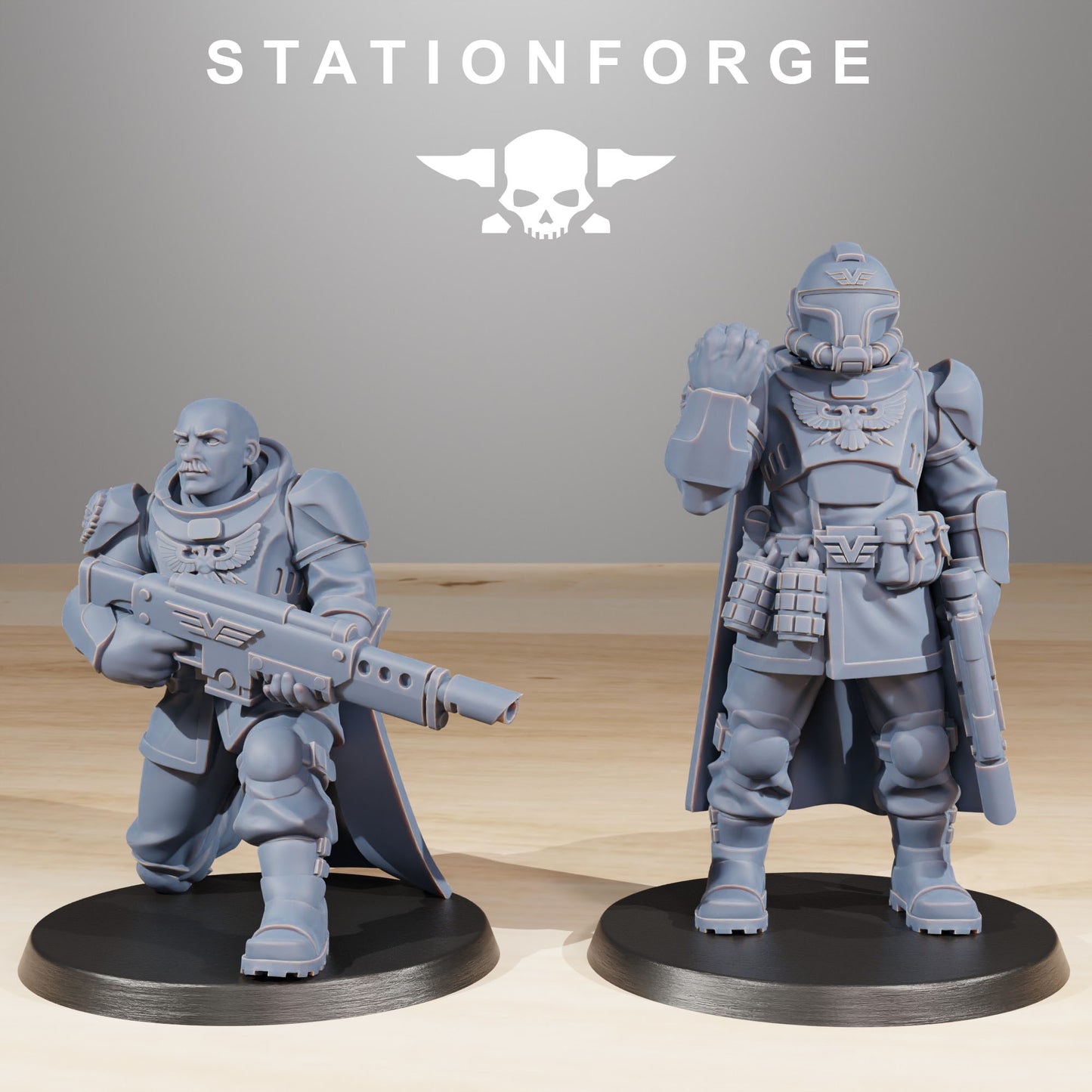 The Vaskar Freedom Fighters 32mm from Station Forge.