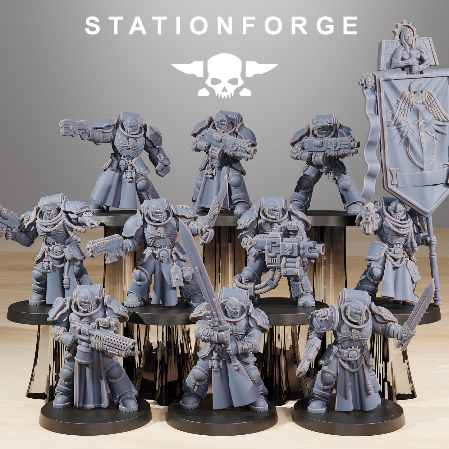 The Socratis Elites from Station Forge 32mm