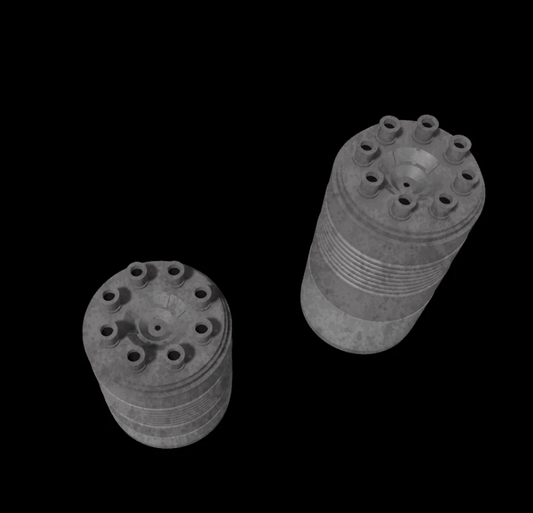 3D Printed Jabba's entrance barrels for 3.75" and 6" Star Wars figures