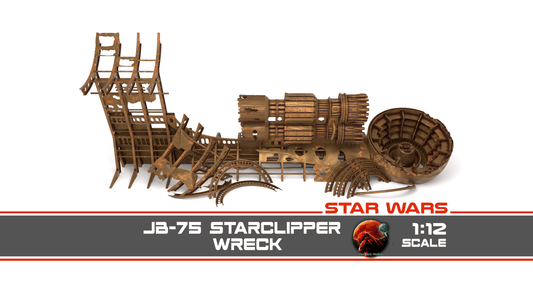 Star Wars JB-75 Star Clipper Wreck Diorama