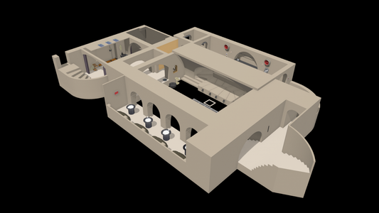 Jabba's complete palace for 3.75" Figures