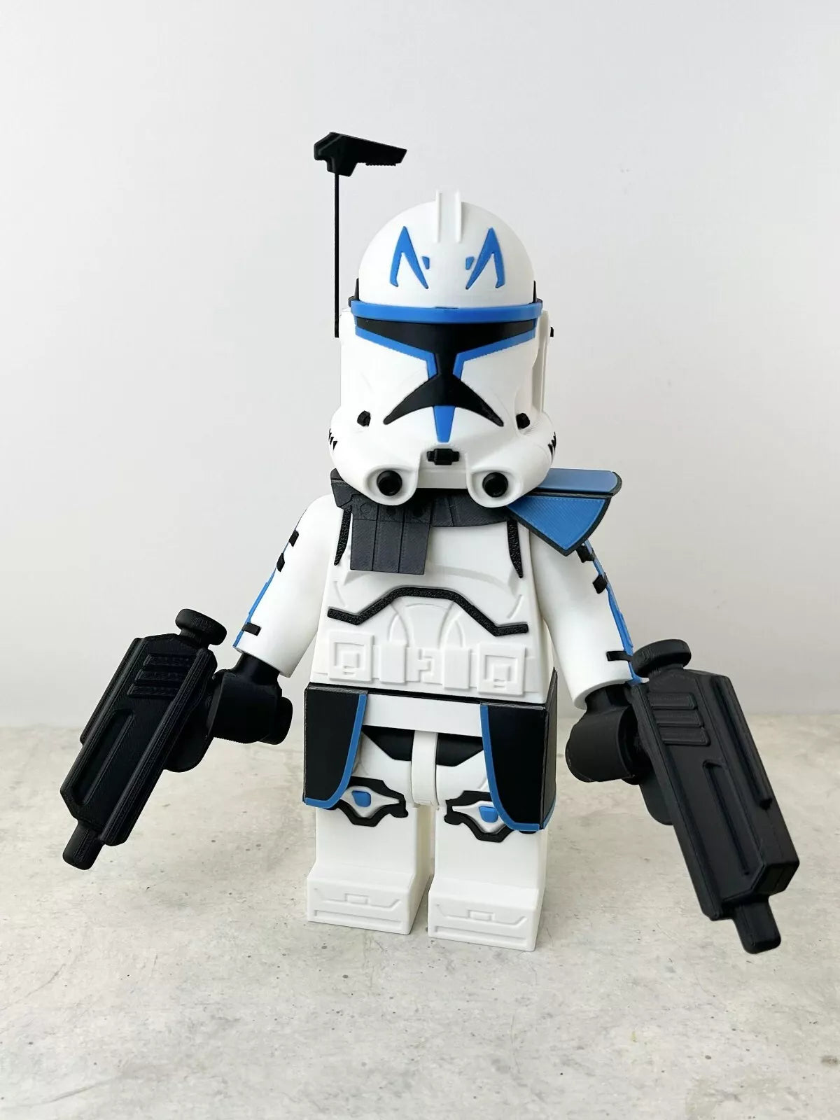 3D Printed. 9" Lego inspired Deluxe Captain Rex Figure