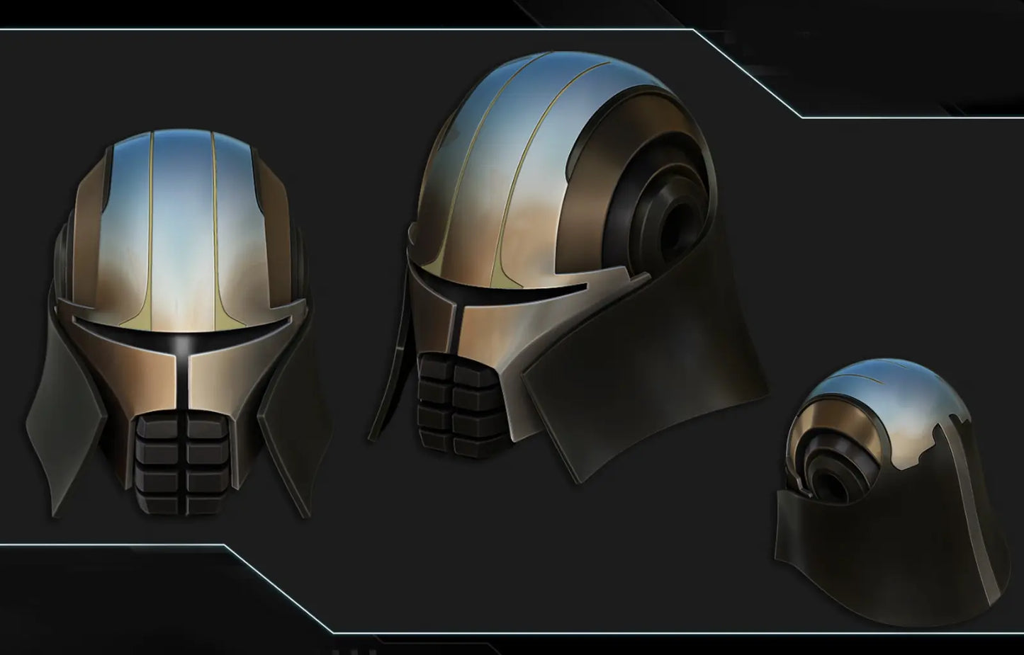 Starkiller Inspired Helmet Star Wars Unfinished