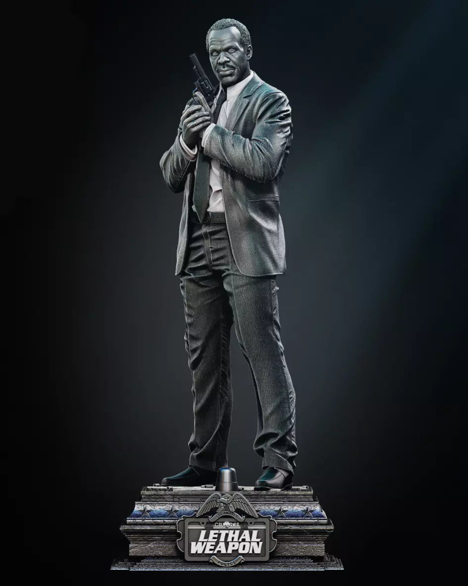 Lethal Weapon Murtaugh 1:16 Scale Resin Printed Model Diorama
