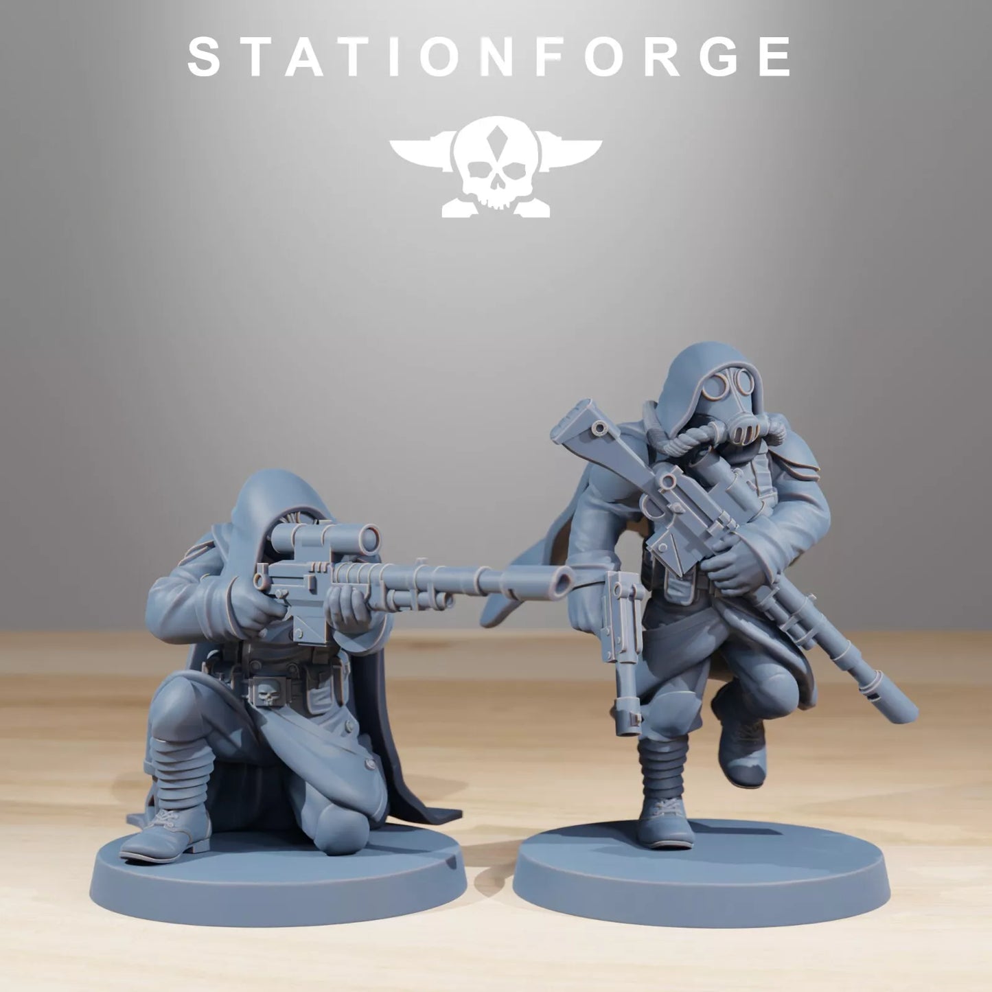 Grim Guard Marksmen from Station Forge, Table top gaming.