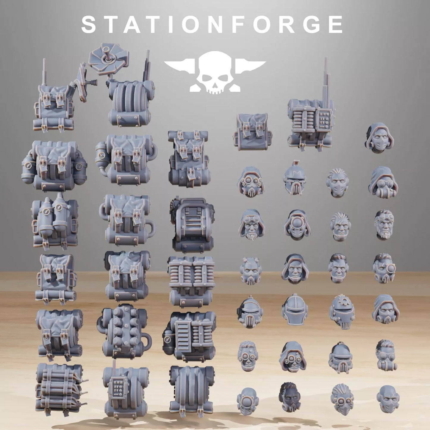 The Scavenger Infantry Builder Kit from Station Forge.