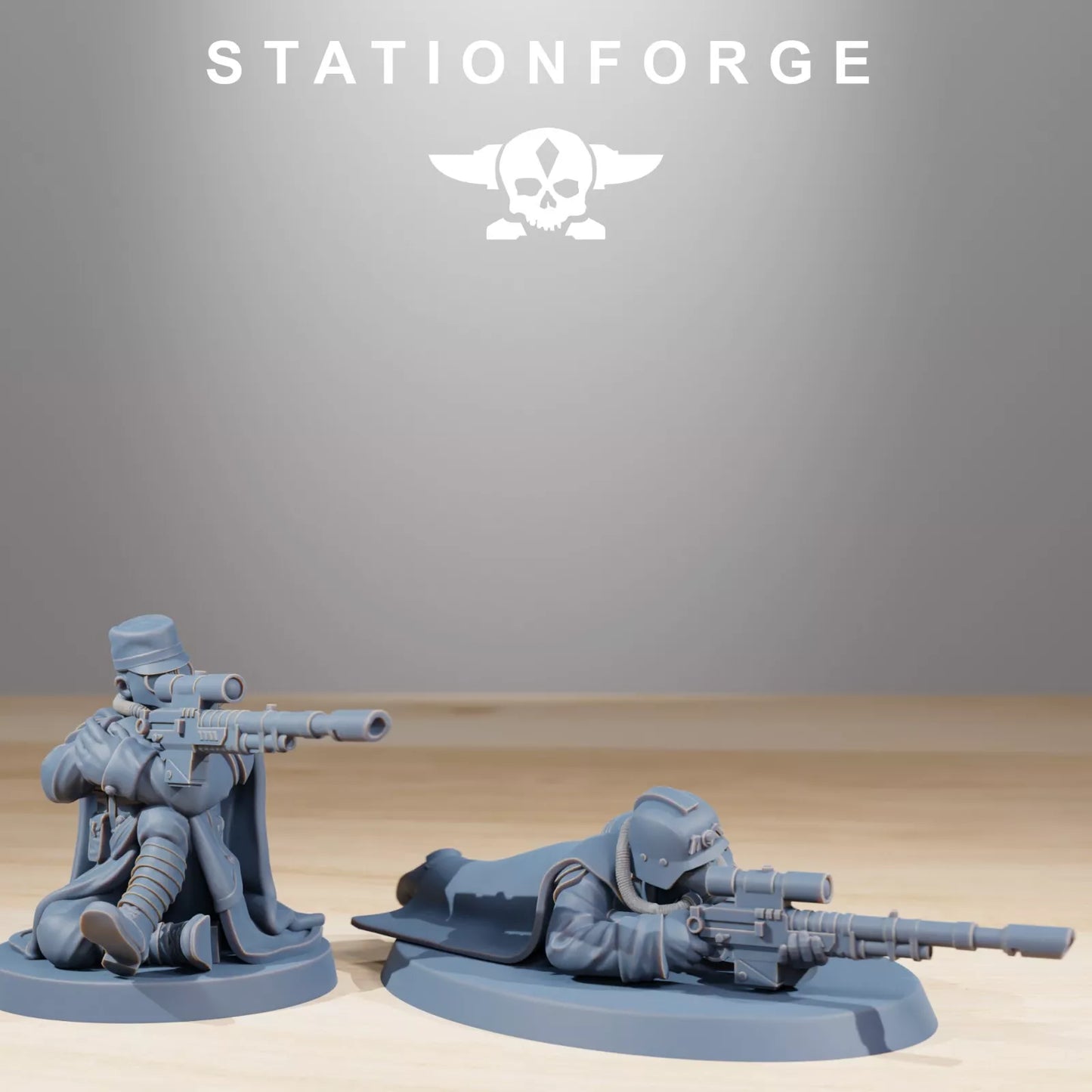 Grim Guard Marksmen from Station Forge, Table top gaming.