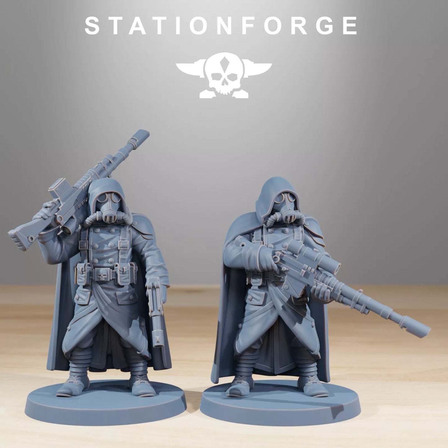 Grim Guard Marksmen from Station Forge, Table top gaming.