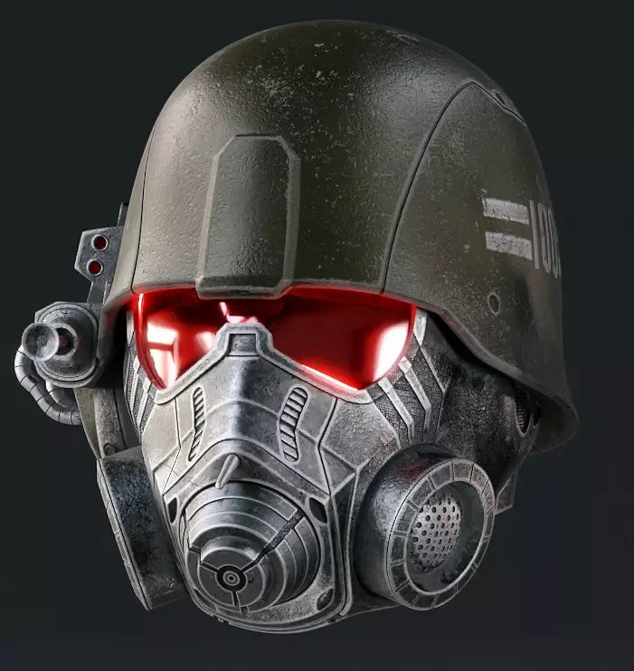 Fallout NCR Ranger Advanced Helmet. 3D printed raw