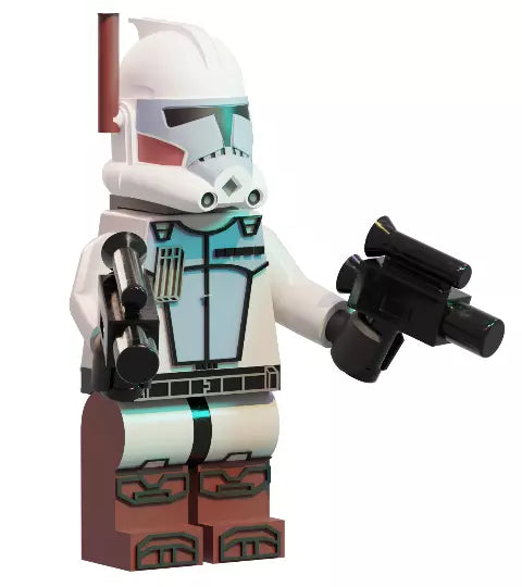 3D Printed. 9" Lego inspired Arc Trooper Figure