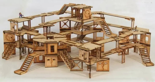 War gaming terrain table top gaming Bulk Heads Terrain set