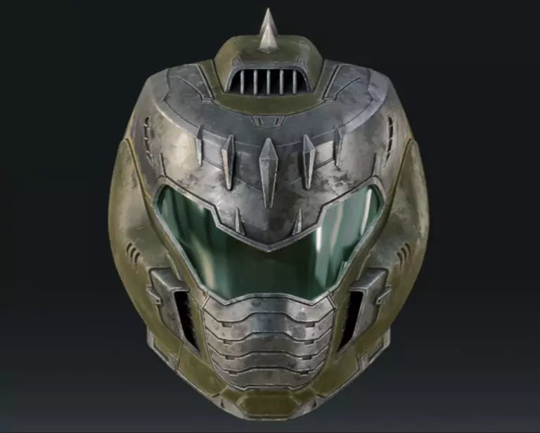 The Doom Dark Ages 3D Printed helmet