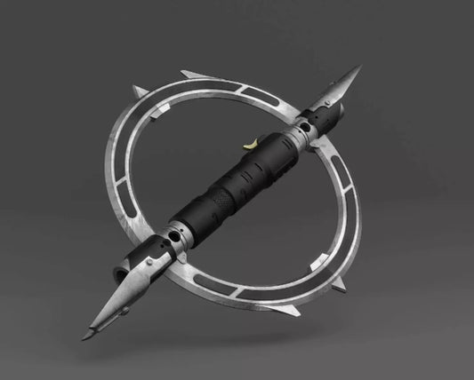 Marrok Inspired 3D Printed Raw, Unpainted Saber, Ashoka, Star Wars.