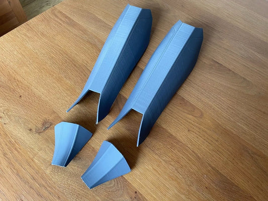 Sabine Wren Inspired 3D Printed Raw Shin Armour, Ashoka, Star Wars
