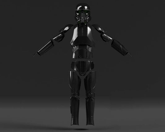 Death Watch Trooper Inspired 3D Printed Raw, unpainted Armour, Star Wars.
