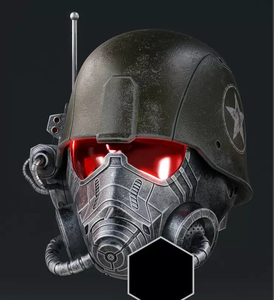 Fallout NCR Ranger Elite Helmet. 3D printed raw