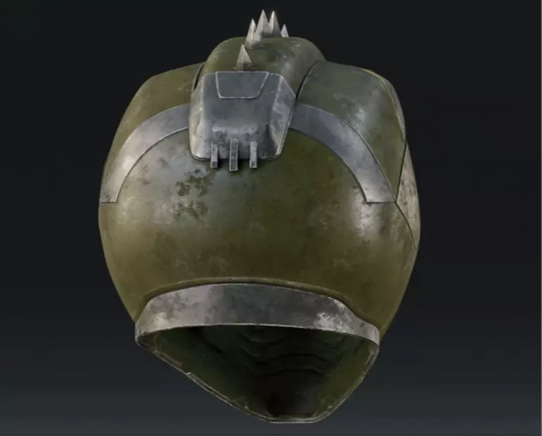 The Doom Dark Ages 3D Printed helmet