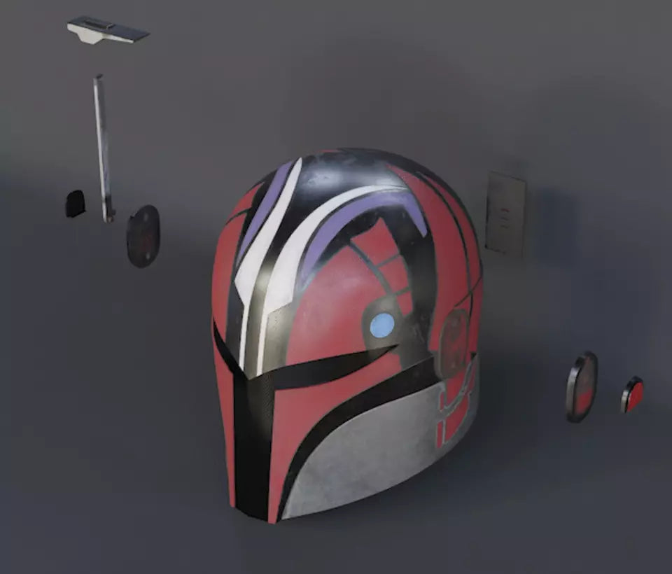 Sabine Wren Inspired | 3D printed helmet. Ashoka