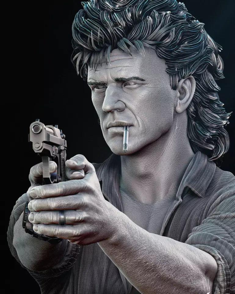 Lethal Weapon Riggs 1:16 Scale Resin Printed Model Diorama