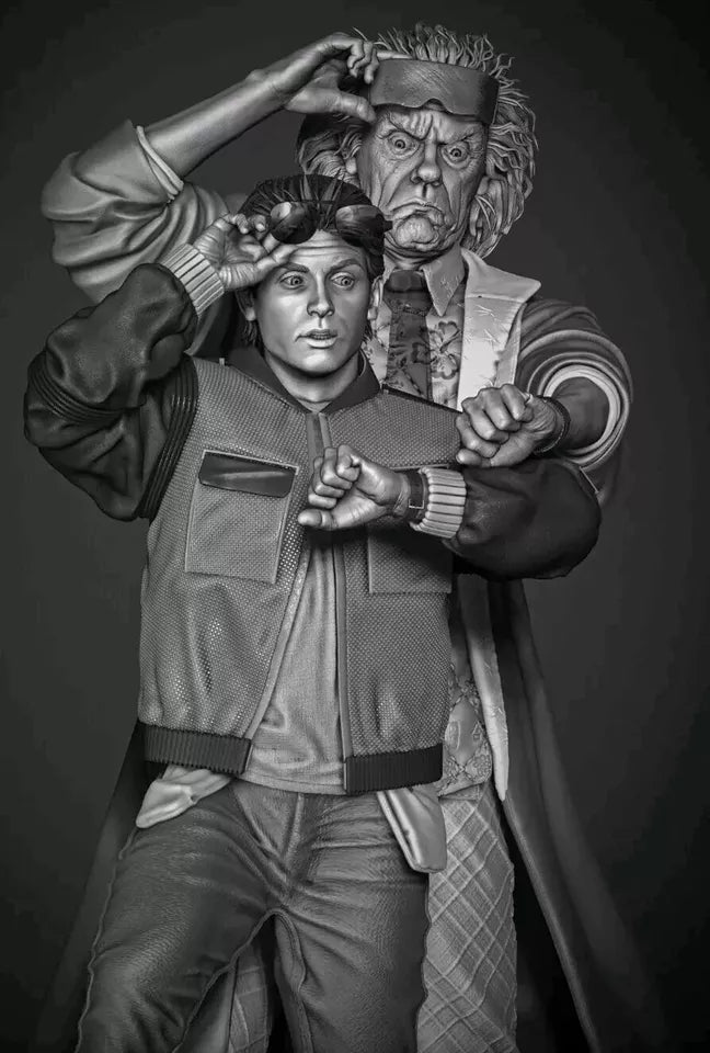 Back To The Future 2 Diorama 1:12 Scale Resin 3d printed model kit