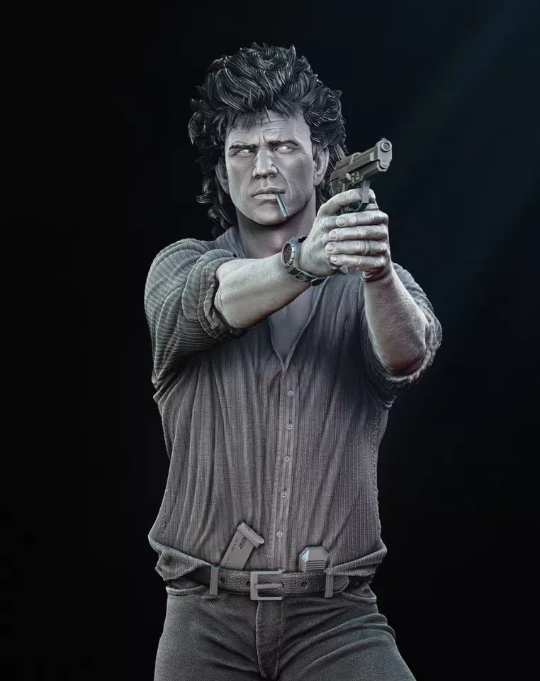Lethal Weapon Riggs 1:16 Scale Resin Printed Model Diorama