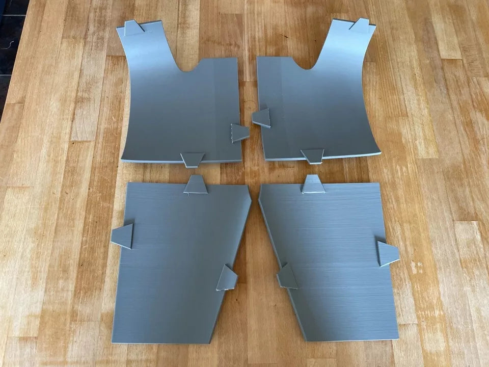 Boba Fett Inspired Armour back plate, plain, Mandalorian, Star Wars 3D printed